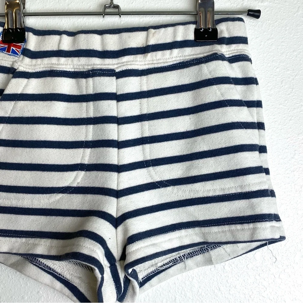 Junk Food Striped Knit Shorts - Small